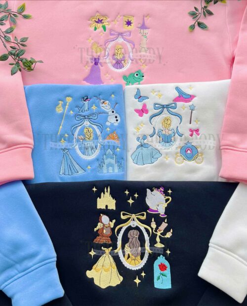 Disney Princess Embroidered Sweatshirt