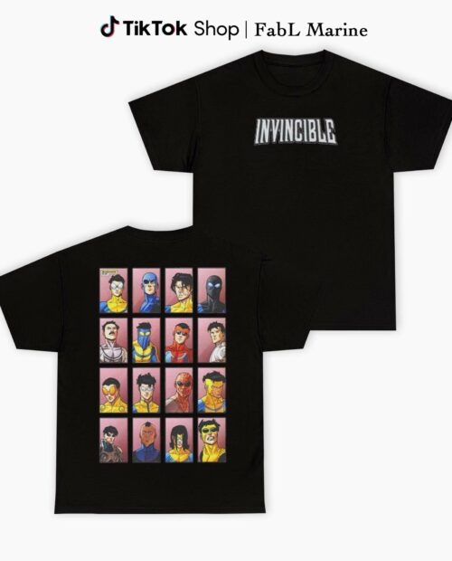 Invincible Various All Character 2 Side Shirt
