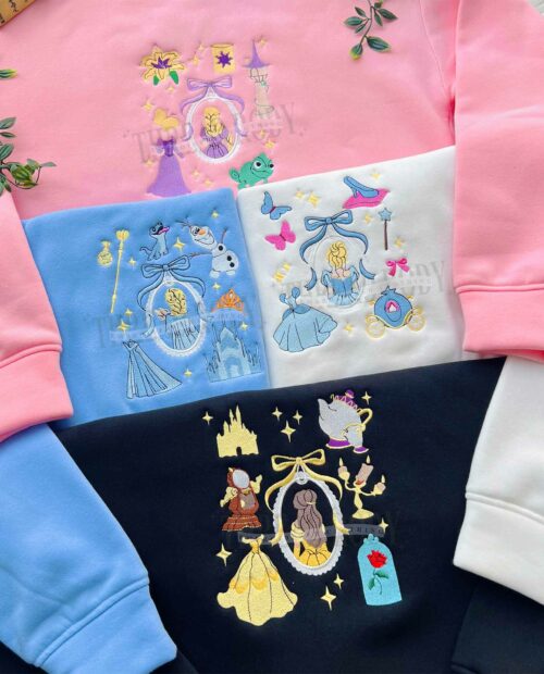 Disney Princess Embroidered Sweatshirt