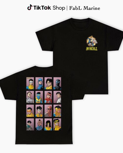 Invincible Various Characters Ver.2 – 2 Side Shirt