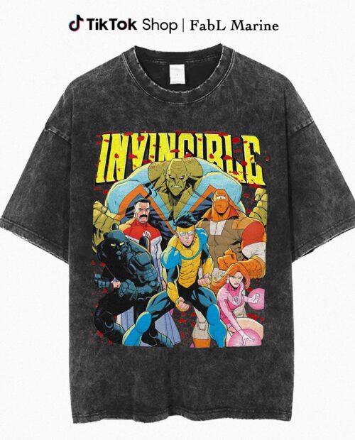 Invincible Characters Vintage T-Shirt