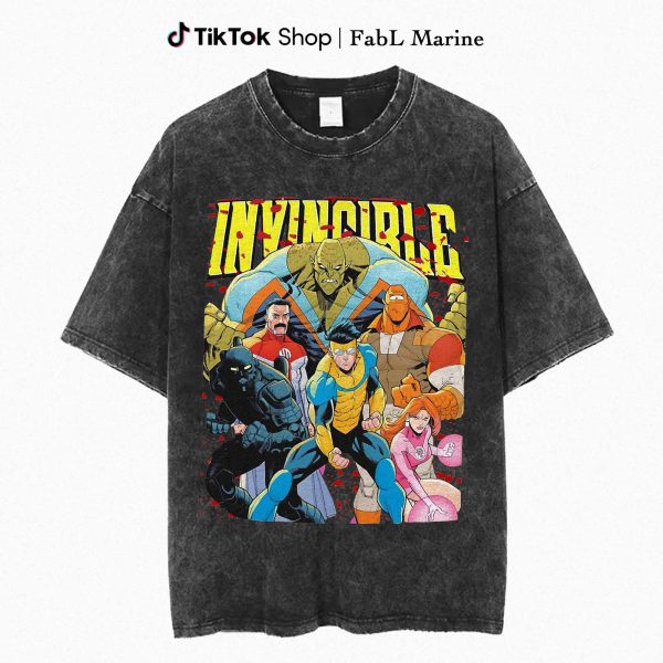 Invincible Characters Vintage T-Shirt