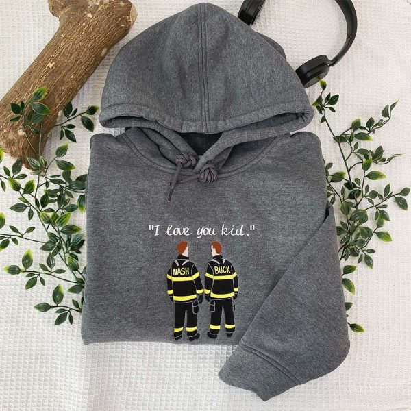 Buck and Nash –  911 Embroidered Sweatshirt
