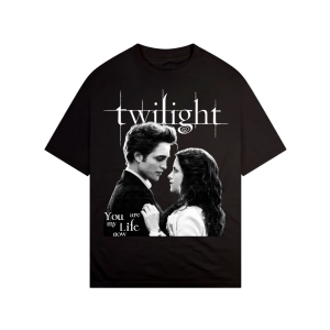 Twilight Movie TShirt – Edward & Bella Love Quote Graphic Tee