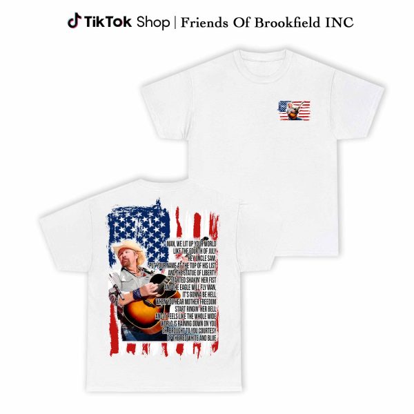 Toby Keith Courtesy Red White & Blue Shirt