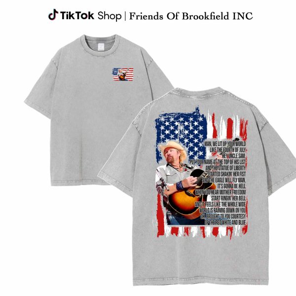 Toby Keith Courtesy Red White & Blue Shirt