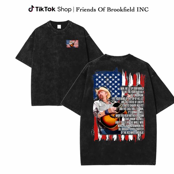 Toby Keith Courtesy Red White & Blue Shirt
