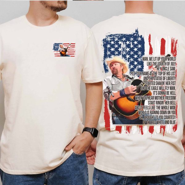 Toby Keith Courtesy Red White & Blue Shirt