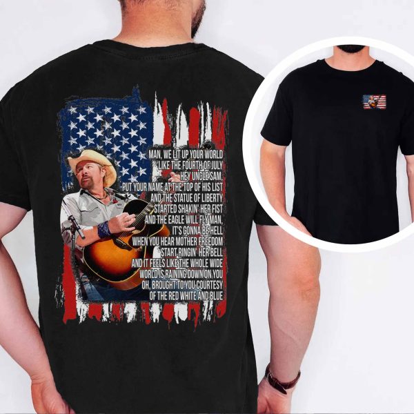 Toby Keith Courtesy Red White & Blue Shirt