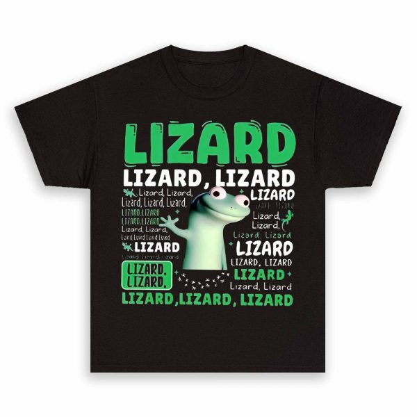 Lizard Lizard Lizard Funny Meme Shirt