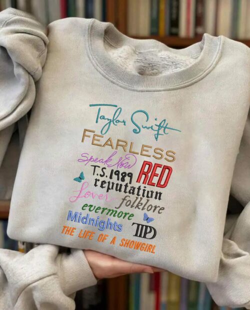 All TL Album Embroidery Sweatshirt