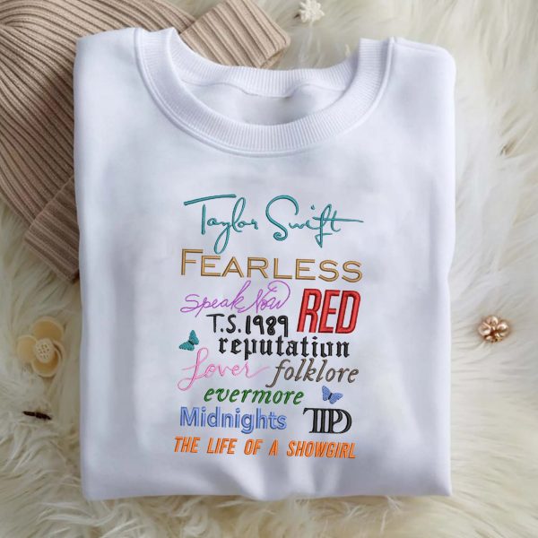 All TL Album Embroidery Sweatshirt