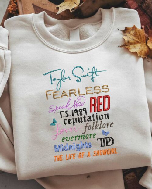 All TL Album Embroidery Sweatshirt