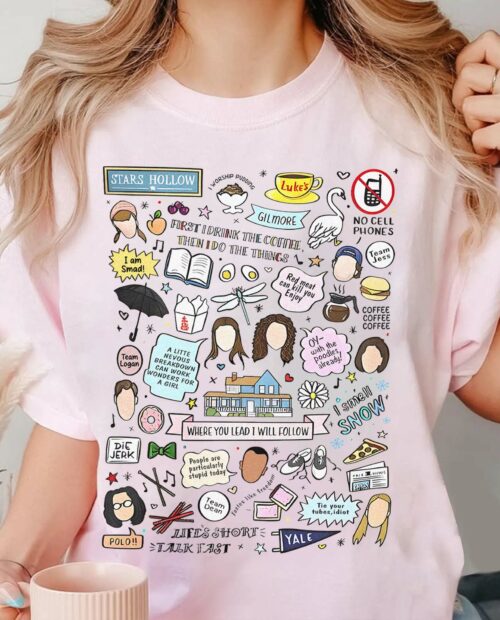 Gilmore Girls Quotes And Stickers Shirt