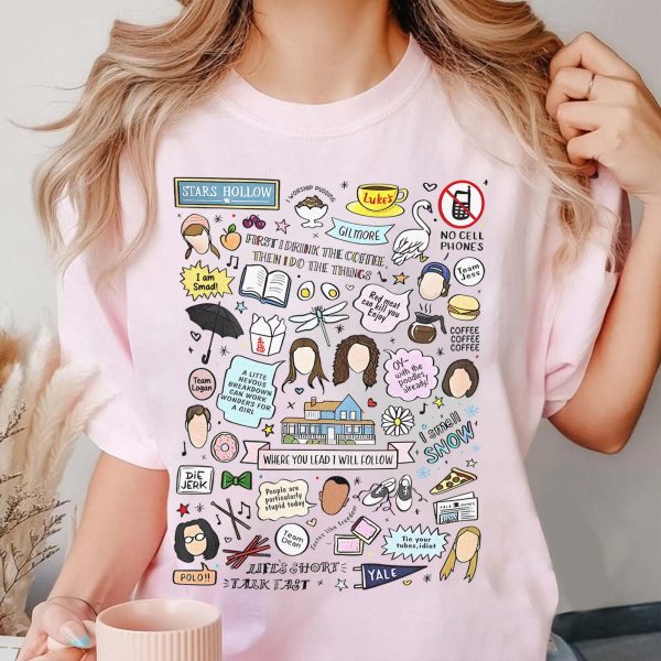 Gilmore Girls Quotes And Stickers Shirt