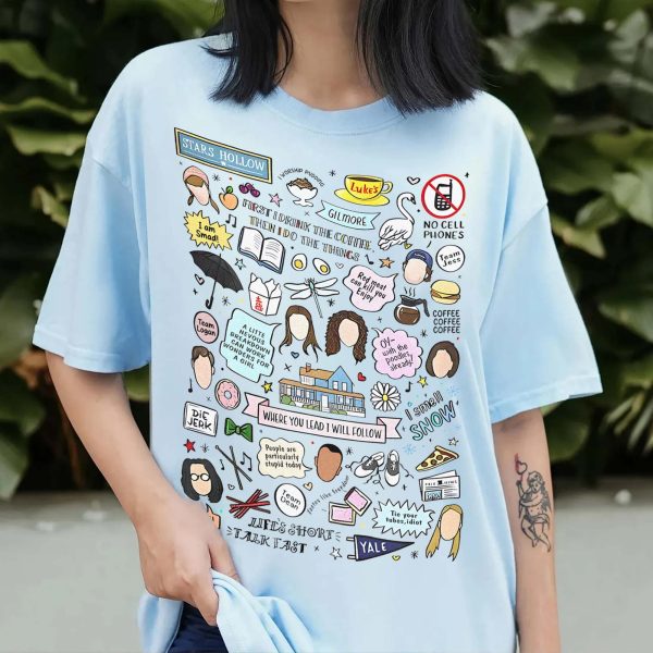 Gilmore Girls Quotes And Stickers Shirt