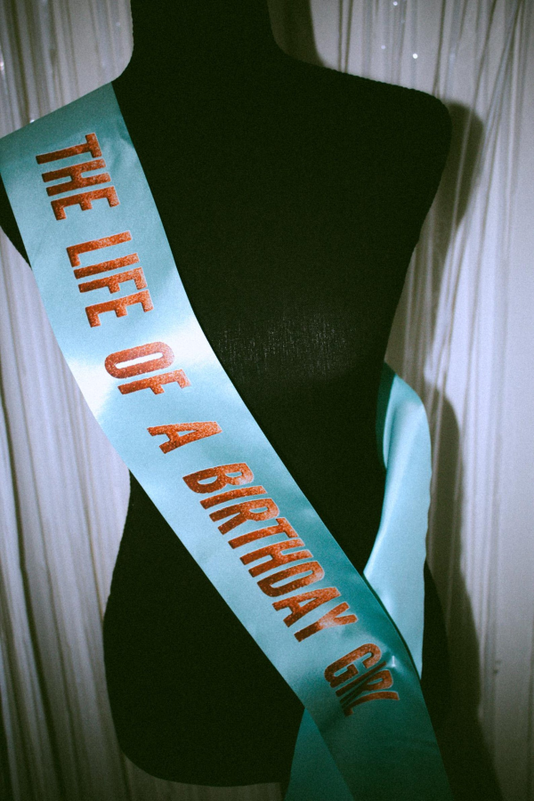 Custome The Life Of A Birthday Girl Sash