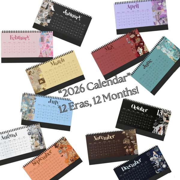 2026 Eras Desktop Calendar: “The Year in Eras” Fan Gift