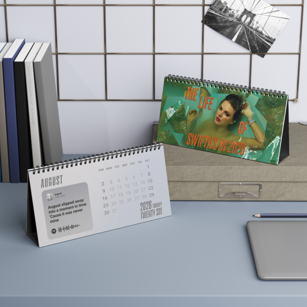 2026 TS-12 Album Desktop Calendar