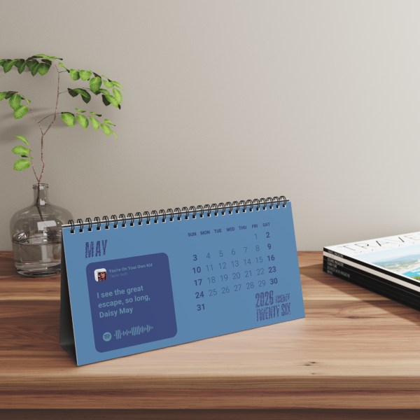 2026 TS-12 Album Desktop Calendar