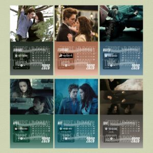 Twilight – Edward and Bella Calendar 2026