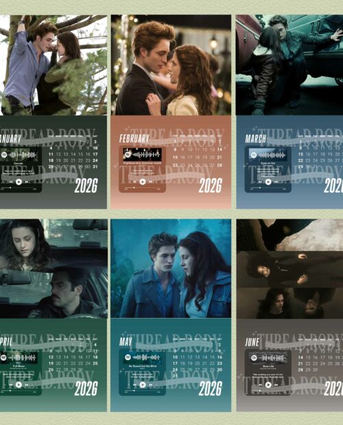 Twilight – Edward and Bella Calendar 2026
