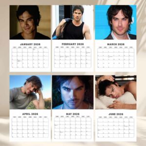 TVD Damon Salvatore 2026 Wall Calendar