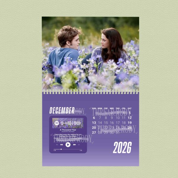 Twilight – Edward and Bella Calendar 2026