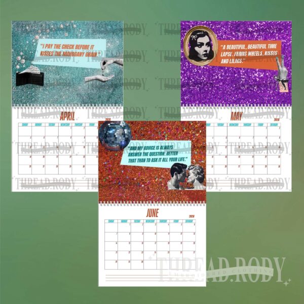TS-12 Album Songs Calendar 2026