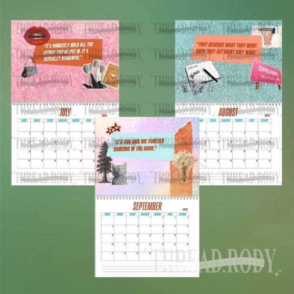 TS-12 Album Songs Calendar 2026