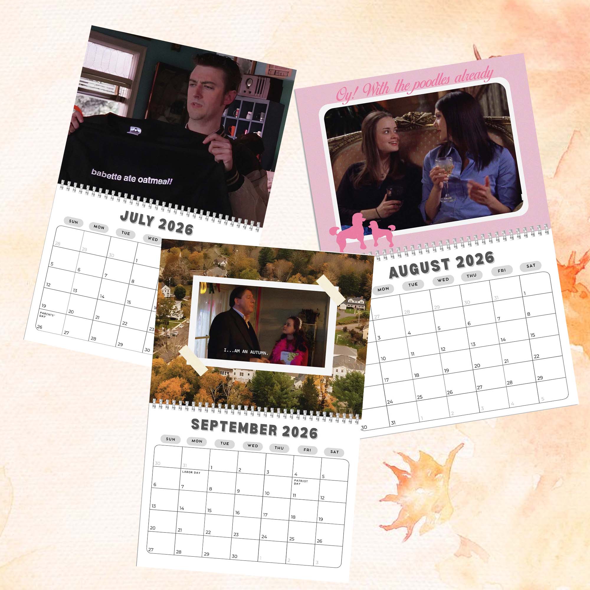 Gilmore Girls Calendar 2026 Gilmore Girls Calendar 2026