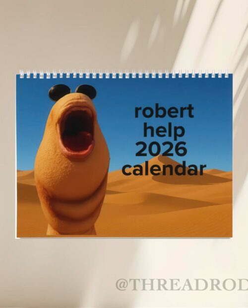 Brain Rot Marcus The Worm Meme 2026 Wall Calendar