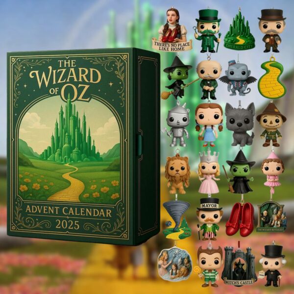 The Wizard Of Oz Advent Calendar – 2D Acrylic Ornaments