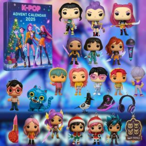 K-Pop Devil Hunter Christmas Advent Calendars – 2D Acrylic Ornaments