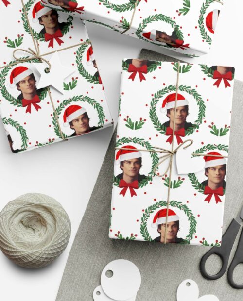 TVD Damon Salavatore Wrapping Paper