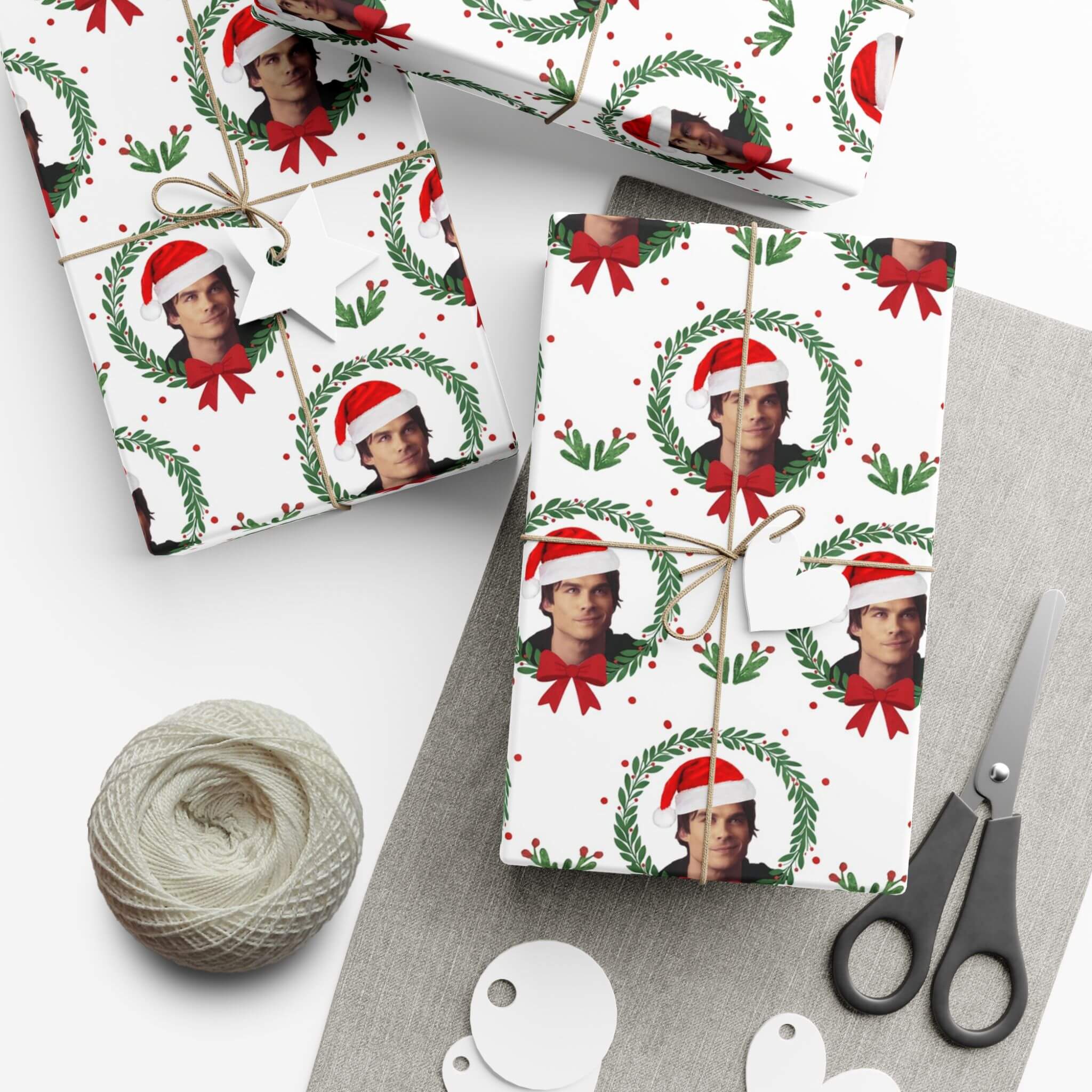 TVD Damon Salavatore Wrapping Paper TVD Damon Salavatore Wrapping Paper