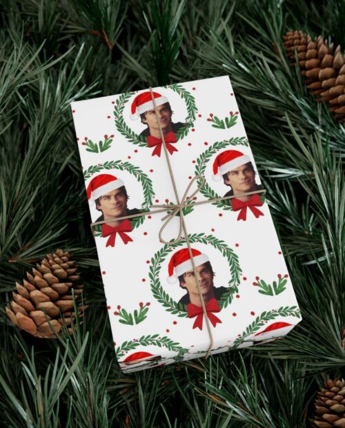 TVD Damon Salavatore Wrapping Paper