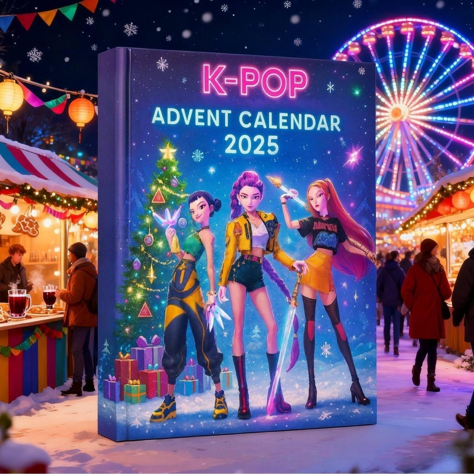 K-Pop Devil Hunter Christmas Advent Calendars – 2D Acrylic Ornaments K-Pop Devil Hunter Christmas Advent Calendars – 2D Acrylic Ornaments