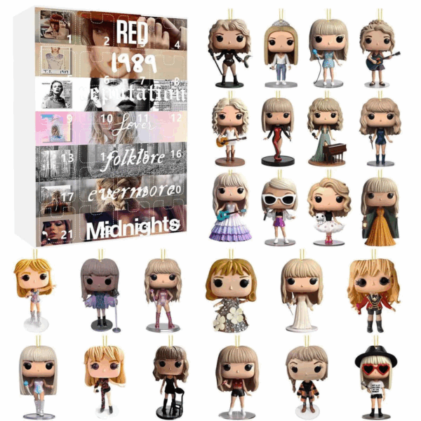 Swiftie Advent Calendar Box 2025 – 2D Acrylic Ornaments