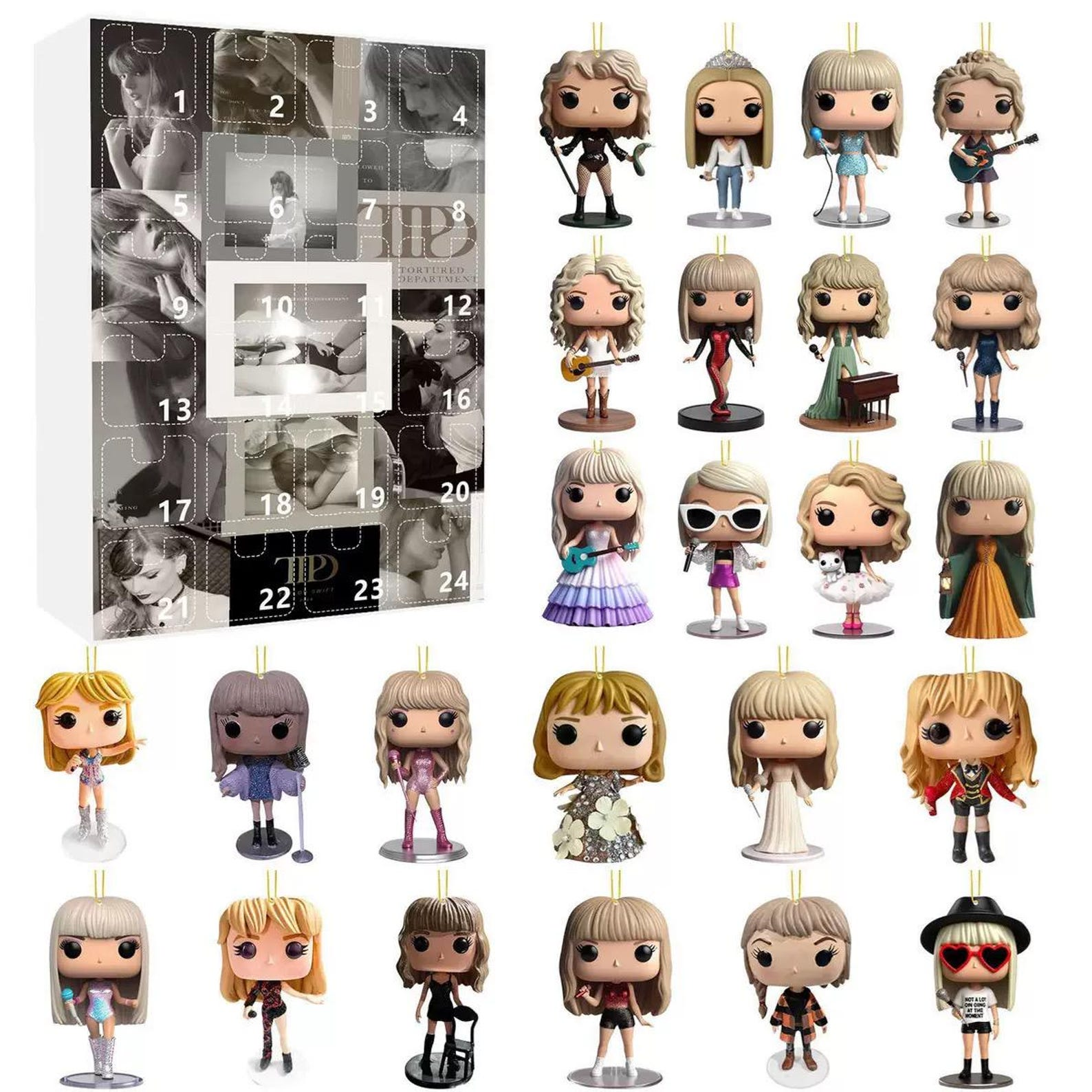 Swiftie Advent Calendar Box 2025 – 2D Acrylic Ornaments Swiftie Advent Calendar Box 2025 – 2D Acrylic Ornaments