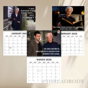True Crime Keith Morrison 2026 Calendar
