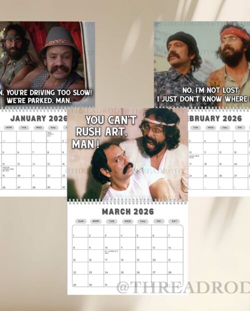 Cheech & Chong 2026 Wall Calendar