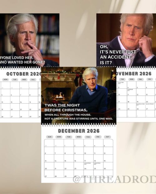 True Crime Bill Hader 2026 Calendar