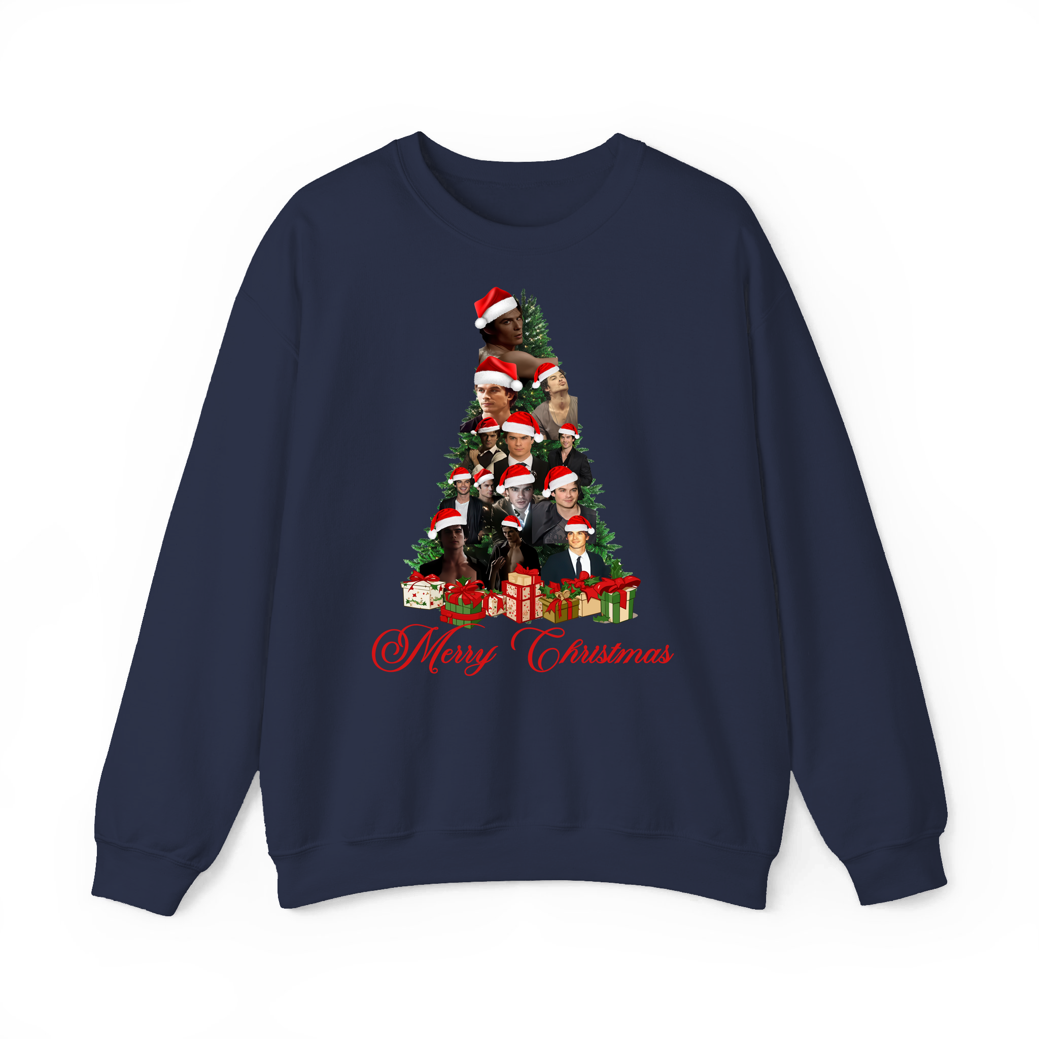 TVD Damon Salvatore Chrismast Tree Shirt