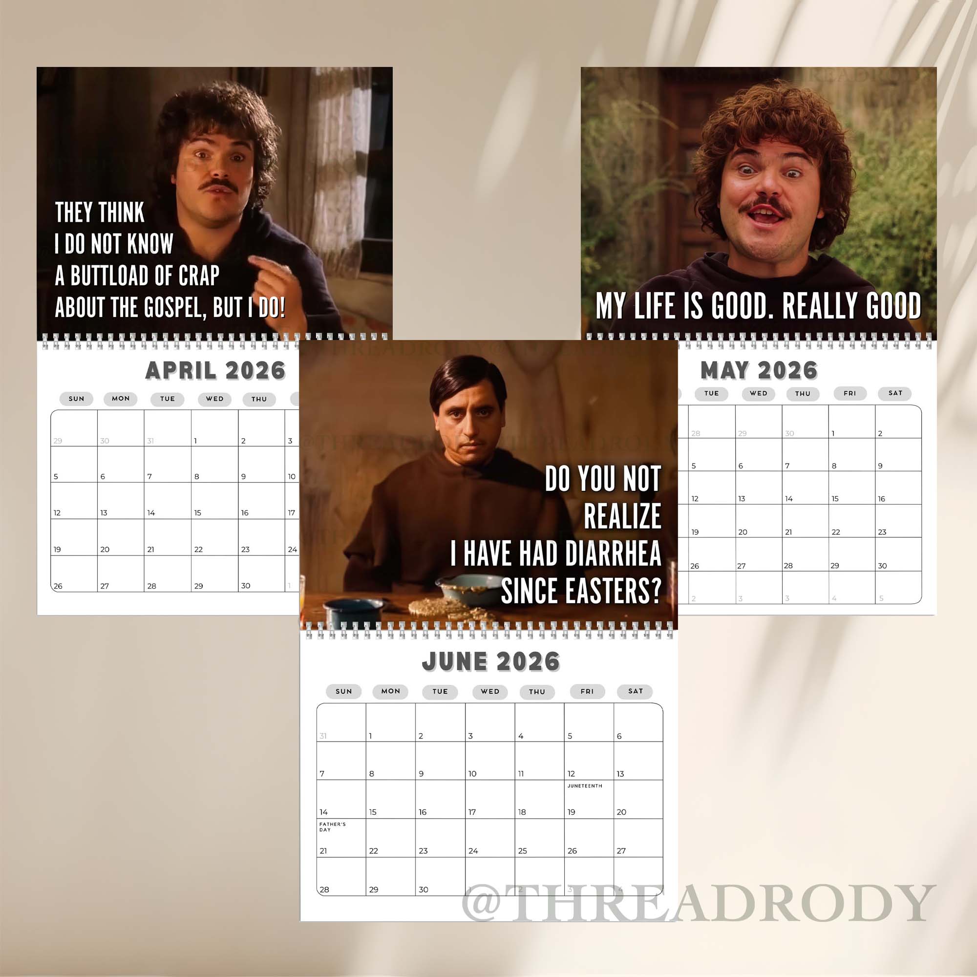 Nacho Libre Best Lines 2026 Calendar Nacho Libre Best Lines 2026 Calendar