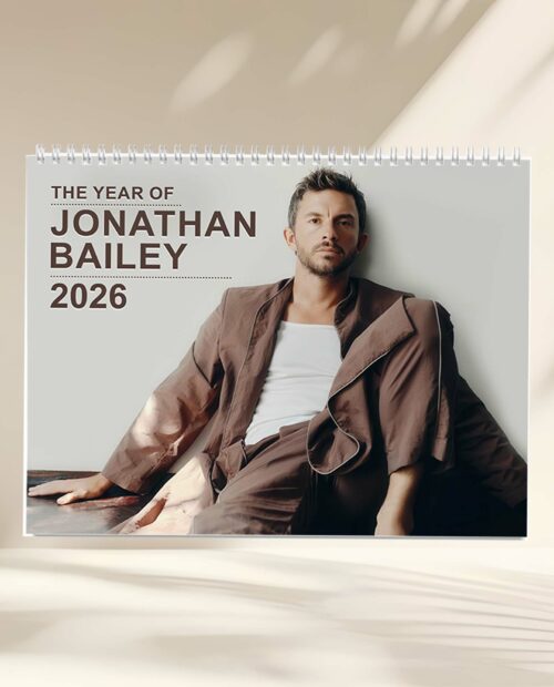 jonathan Bailey 2026 Wall Calendar