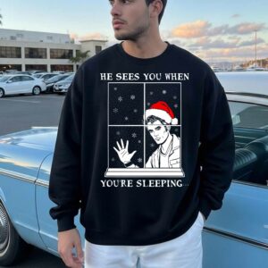 Edward Cullen He Sees You Christmas Shirt