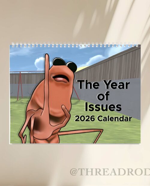 VR Chat Marcus The Worm Meme 2026 Wall Calendar (version 2)