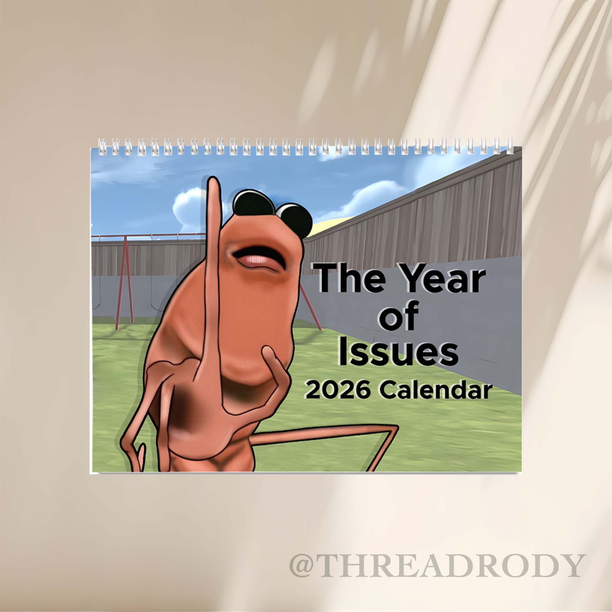 VR Chat Marcus The Worm Meme 2026 Wall Calendar (version 2) VR Chat Marcus The Worm Meme 2026 Wall Calendar (version 2)