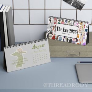 The Era Lyrics 2026 Desktop Calendar